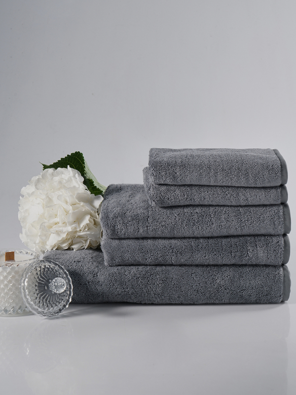 Набор полотенец 5шт Claire Batiste Atelier Ile стальной серый