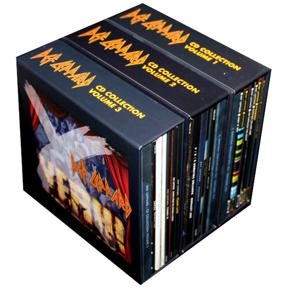 Комплект / Def Leppard: CD Collection Volume 1, 2, 3 (Limited Edition)(19CD+CD Single)