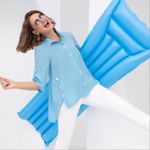 Рубашка Позитивный посыл (блю) Charutti (Акция)