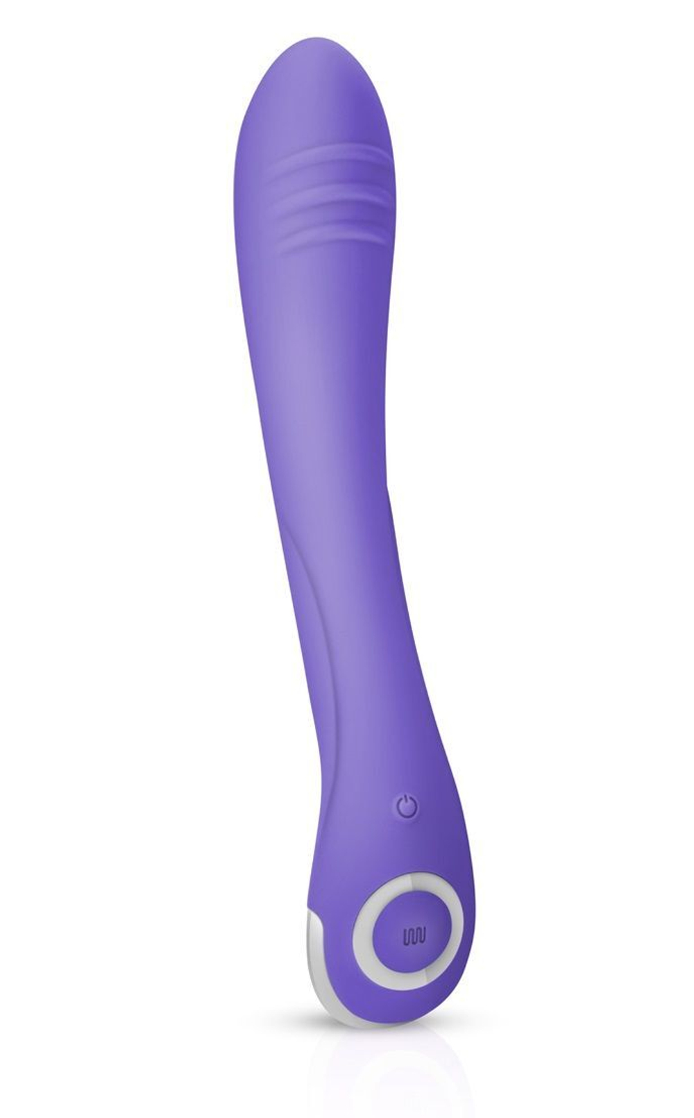 Фиолетовый вибратор для G-стимуляции Lici G-Spot Vibrator - 22,5 см. (Цвет: фиолетовый)