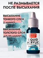 Жидкая акриловая краска LIQUID ACRYLIC «Бирюзовая»