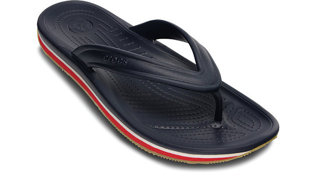 Шлепанцы Crocs Retro Flip Navy / Red