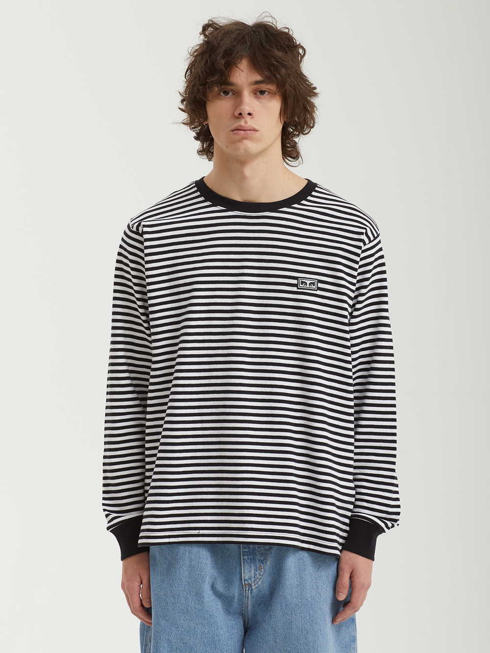 Мужской Лонгслив Established Works Eyes Stripe