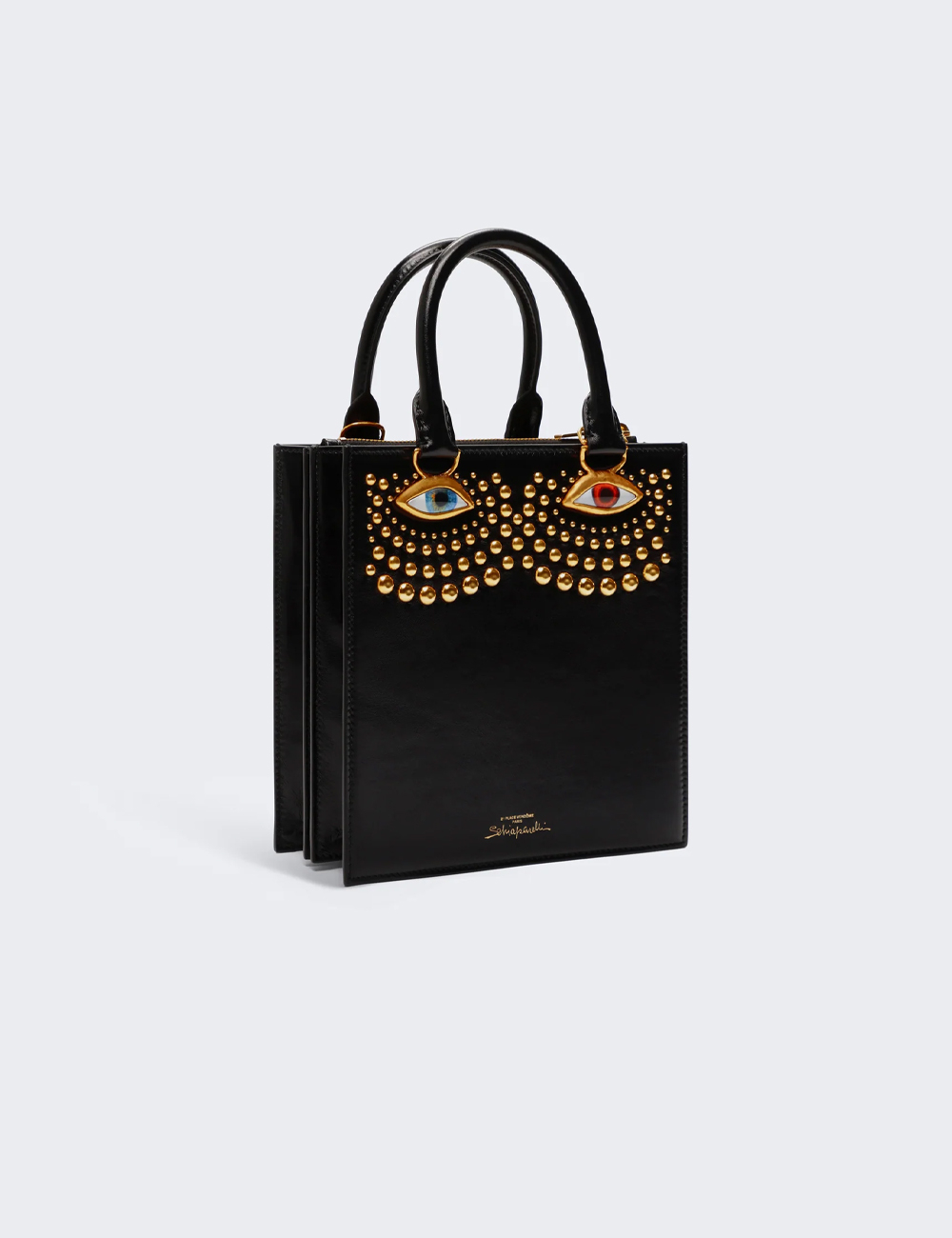 Сумка Schiaparelli Face Bag "Glossy Black"