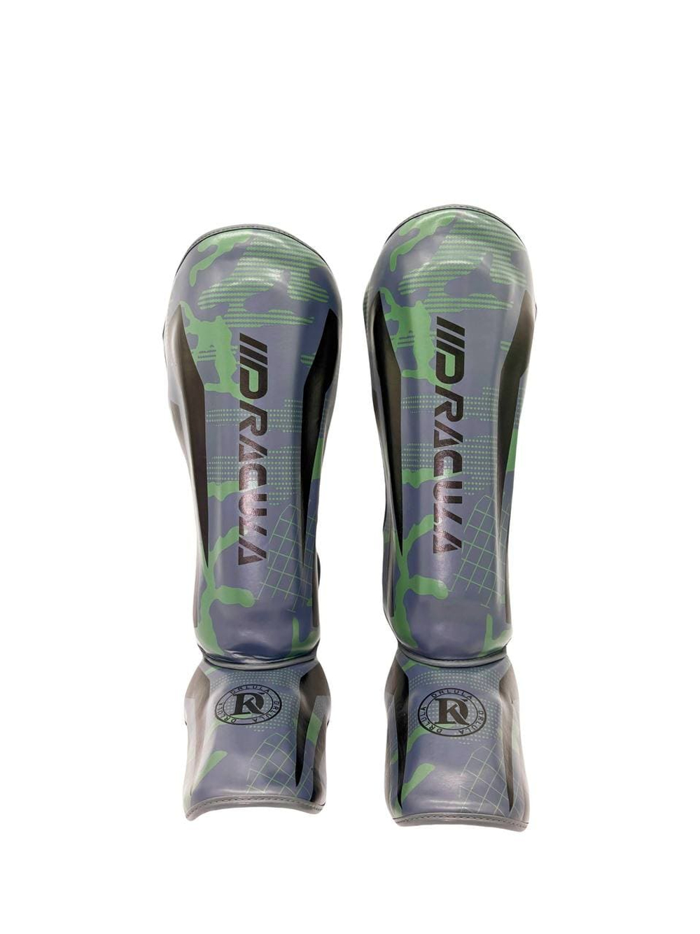 Защита голени Dracula, серо-зеленая