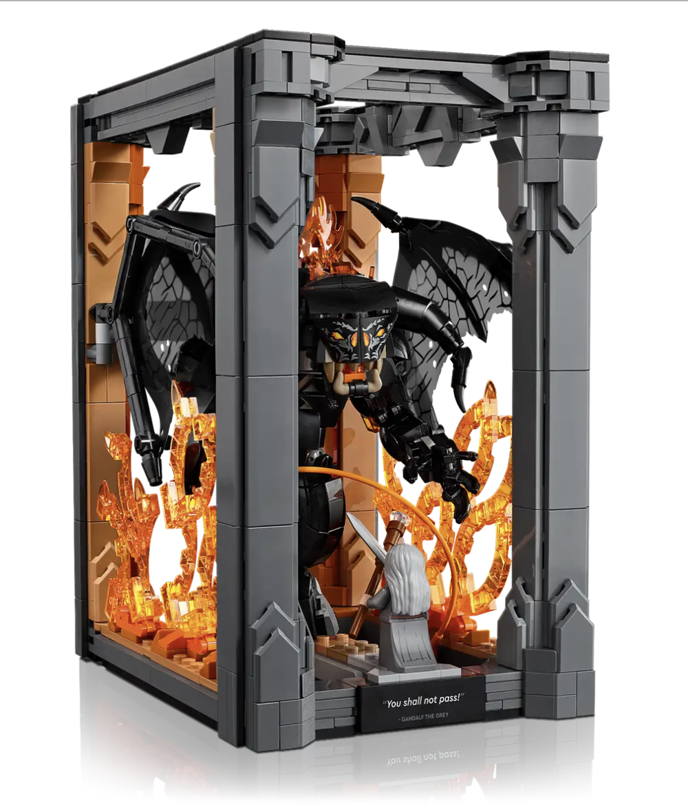 Конструктор LEGO Icons 10367 Властелин колец: Балрог книжный уголок