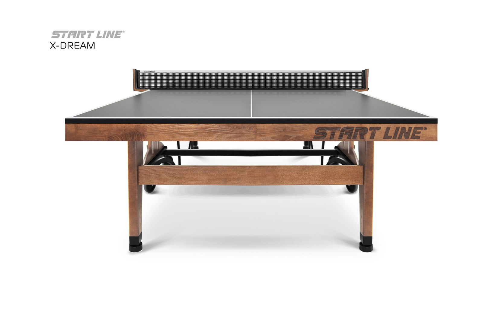 Стол теннисный X-dream Start Line (Дуб натуральный(natur-wood), ЛДСП Графит) фото №3
