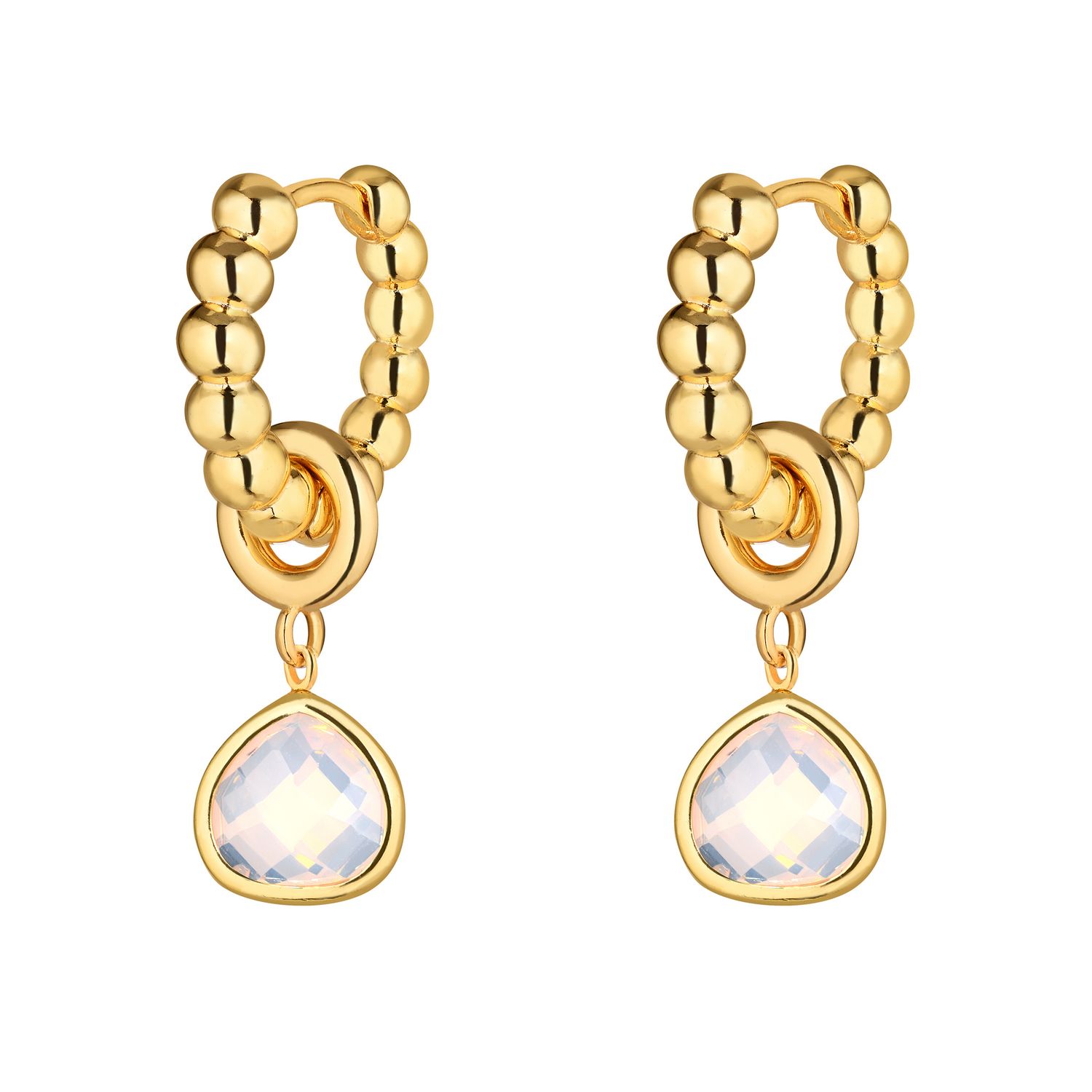 Серьги White Drops Earrings