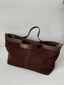 Сумка из натуральной замши