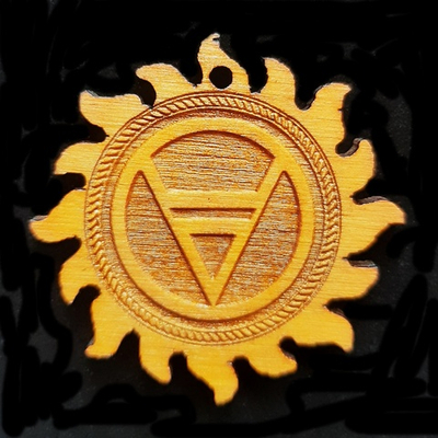 Славянский оберег Символ Велеса. Цвет Лиственница