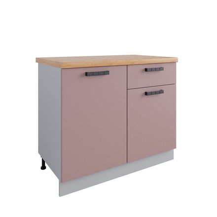 Кухня Модуль СШ 1000 Ройс Пудра Скин