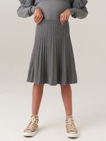 Юбка школьная для девочки AT883 серый