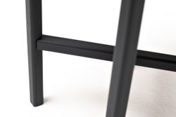 "Кипр" интерьерный стол из HPL круглый Ø30 H40, цвет "серый гранит"