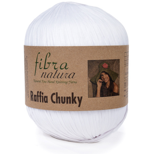 Пряжа Fibra Natura Raffia Chunky (01)
