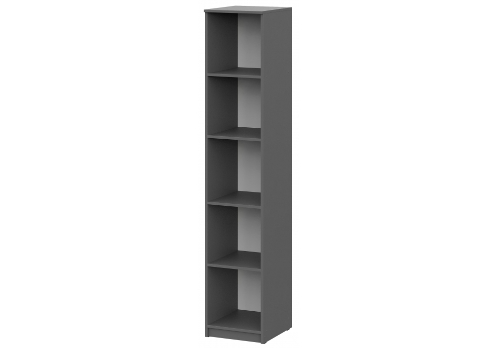 Шкаф Woodville Сибити одностворчатый графит серый