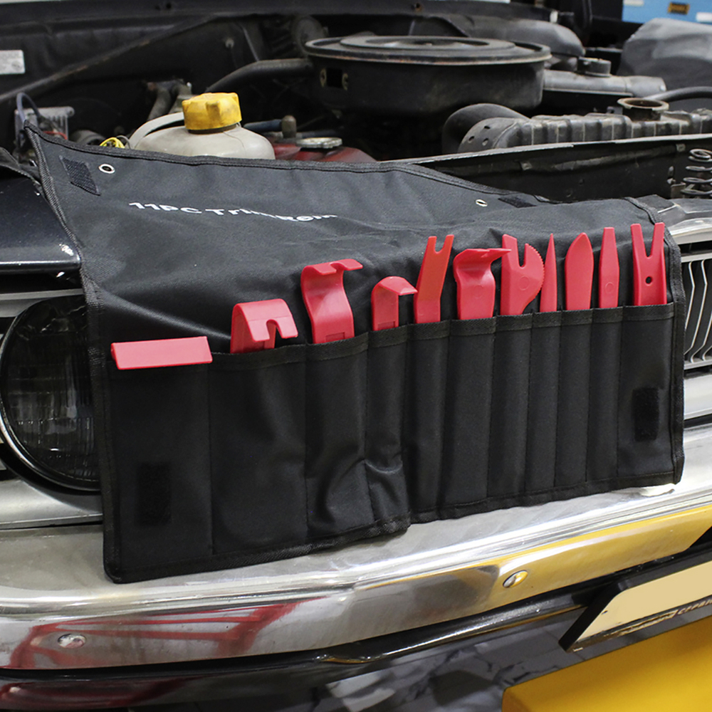 WDK-65455 Набор съемников для панелей интерьера автомобиля, 11 предметов