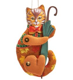 РусКукла RK-883 Кукла подвесная «Кот-Листопад»