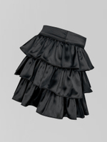 Шорты Ann Andelman 25705 короткие атласные с рюшами