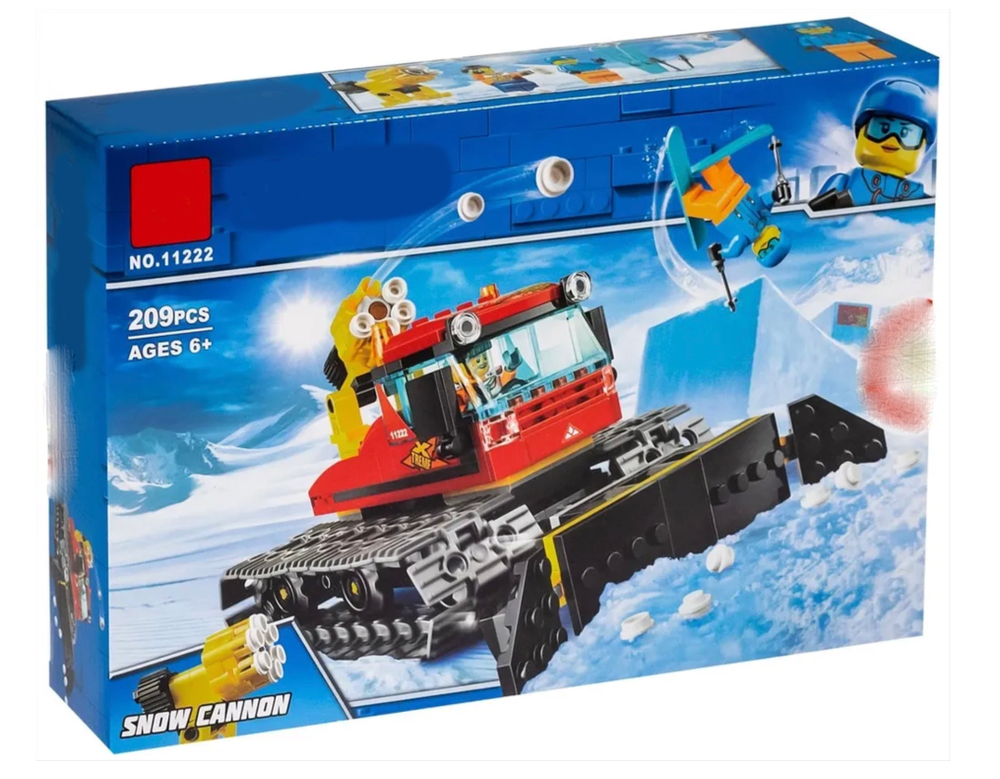 Конструктор 11222 "Снегоуборочная машина", 209 Деталей