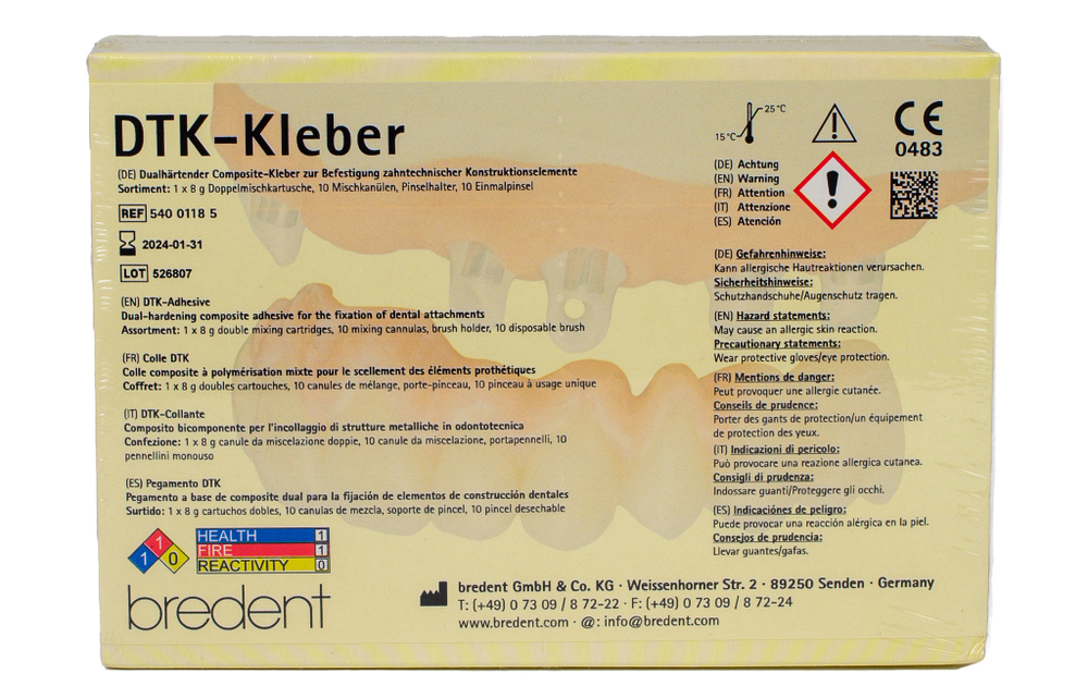 ДТК-Клей прозрачный бредент 54001185