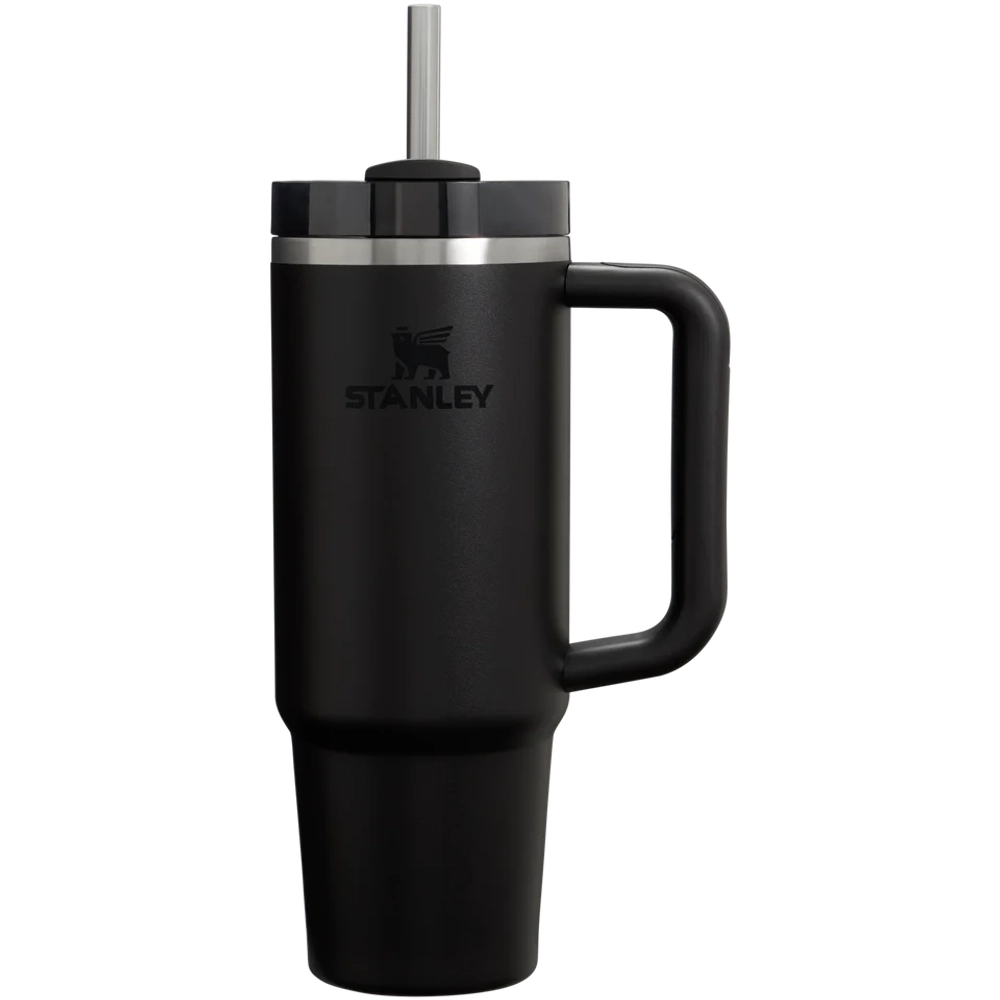 Термокружка Stanley Quencher H2.0 с трубочкой 0,887L чёрная