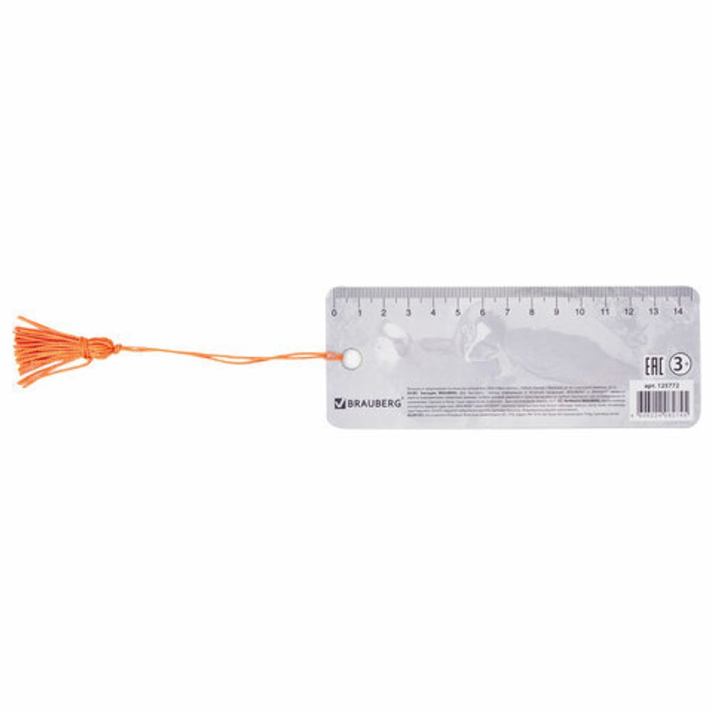 Закладка для книг 3D, BRAUBERG, объемная, "Попугаи", с декоративным шнурком-завязкой, 125772