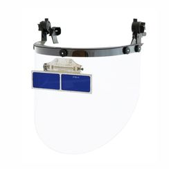 Щиток защитный лицевой РОСОМЗ КБТ ВИЗИОН TITAN+(ОКЗ 4-7) с креплением на каску, арт.80353