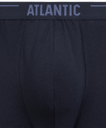 Мужские трусы шорты Atlantic, набор из 5 шт., хлопок, темно-синие, 5SMH-004