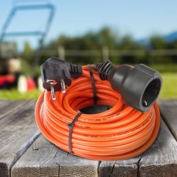 Удлинитель силовой ЭРА UPx-1e-3x0.75-10m в бухте c заземлением 1 розетка 10м ПВС 3х0.75мм2 | Силовые удлинители