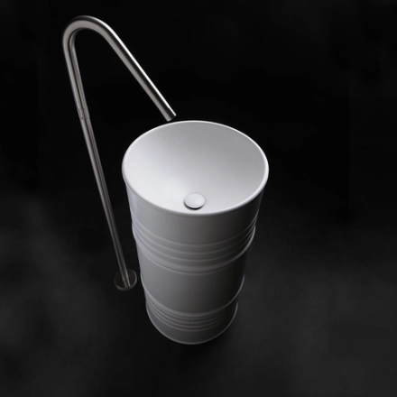 Раковина Kerasan Artwork Barrel 4742K01 напольная 45 см