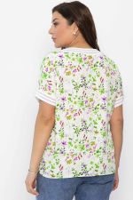 Блуза Лаванда (молочная) Б13818-1М LT Collection