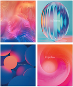 Тетрадь общая 96 л., SENSORE DESIGN, обложка - мелов.картон+матовая ламинация, скрепка