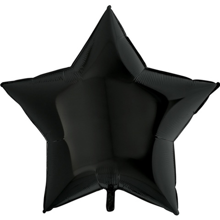 Фольгированная фигура, звезда, 36"/91СМ Пастель Black