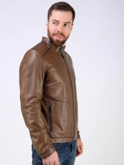 Кожаная куртка демисезонная