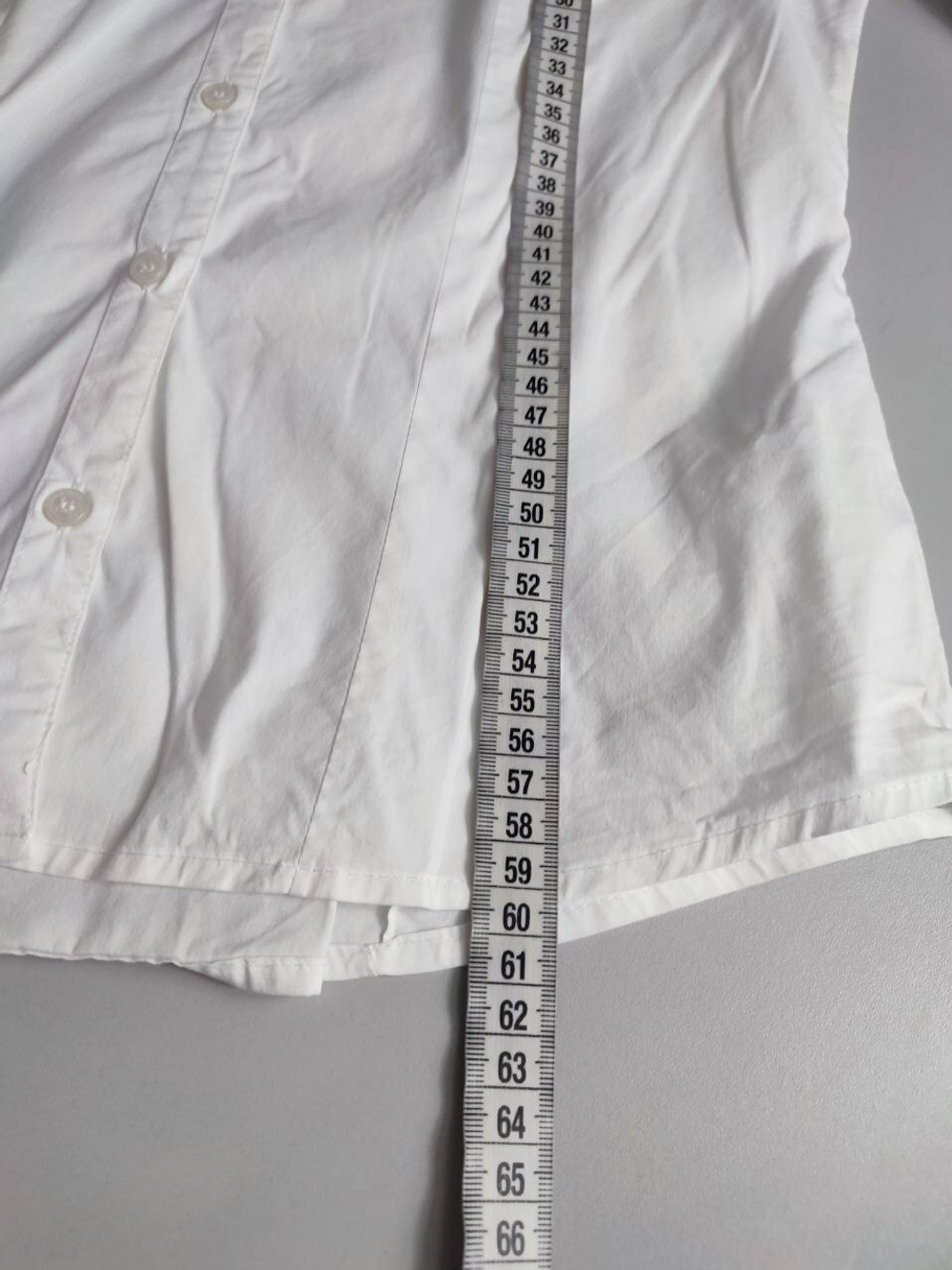 Блузка H&M с хлопком лаконичная 42 размер