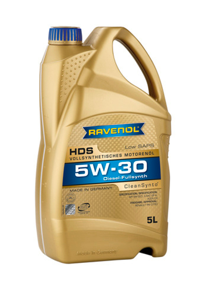Масло Ravenol 5W-30 HDS C4 синтетическое 5л / 5W30