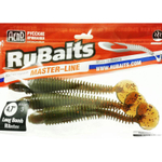 Рыболовные, силиконовые приманки виброхвост RuBaits Bomb Ribster. Набор для рыбалки на щуку судака окуня форель. На спиннинг джиг микроджиг.