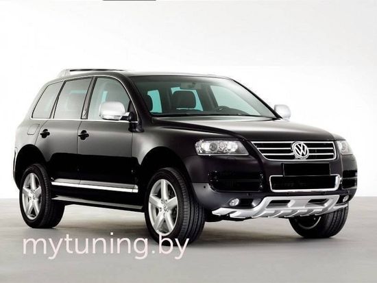 Накладка переднего бампера V.1 для VW Touareg 02-06