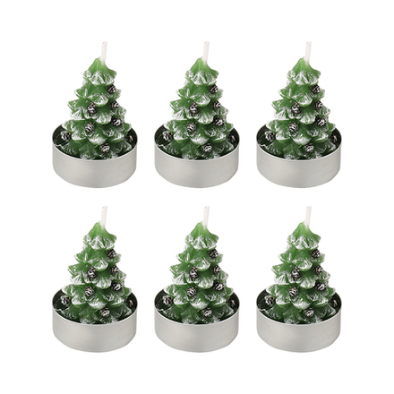 Набор декоративных свечей Enchanted woods из коллекции New Year Essential, 6 шт.