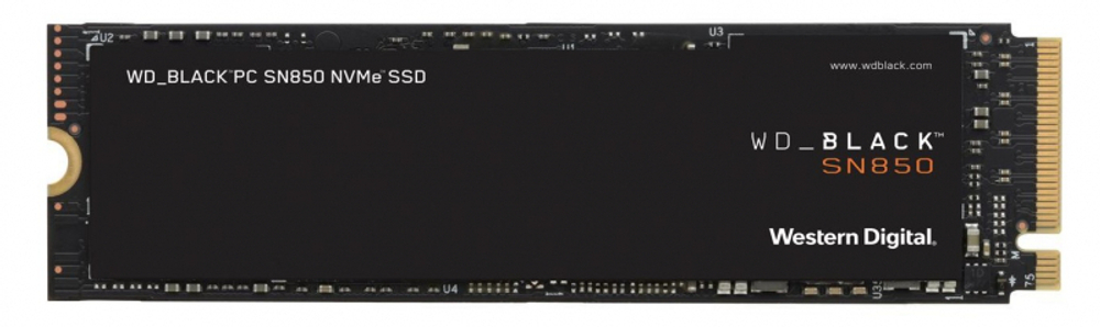 Накопитель SSD Western Digital Black SN850 M.2 2280 500 Gb PCIe Gen4x4 NVMe 3D NAND TLC (WDS500G1X0E)