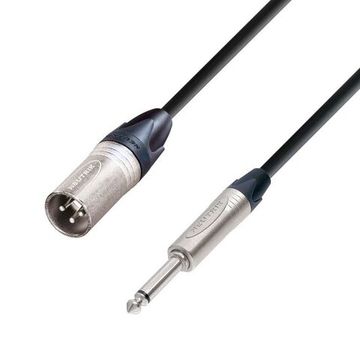 Adam Hall K5 MMP 0300 - кабель микрофонный, Neutrik XLR (M) - TRS (jack) mono 6.3 mm, 2 x 0.22 мм2,