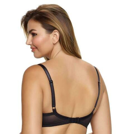 Бюстгальтер Amber с мягкими кружевными чашками (Размер: 75F) (Цвет: черный)