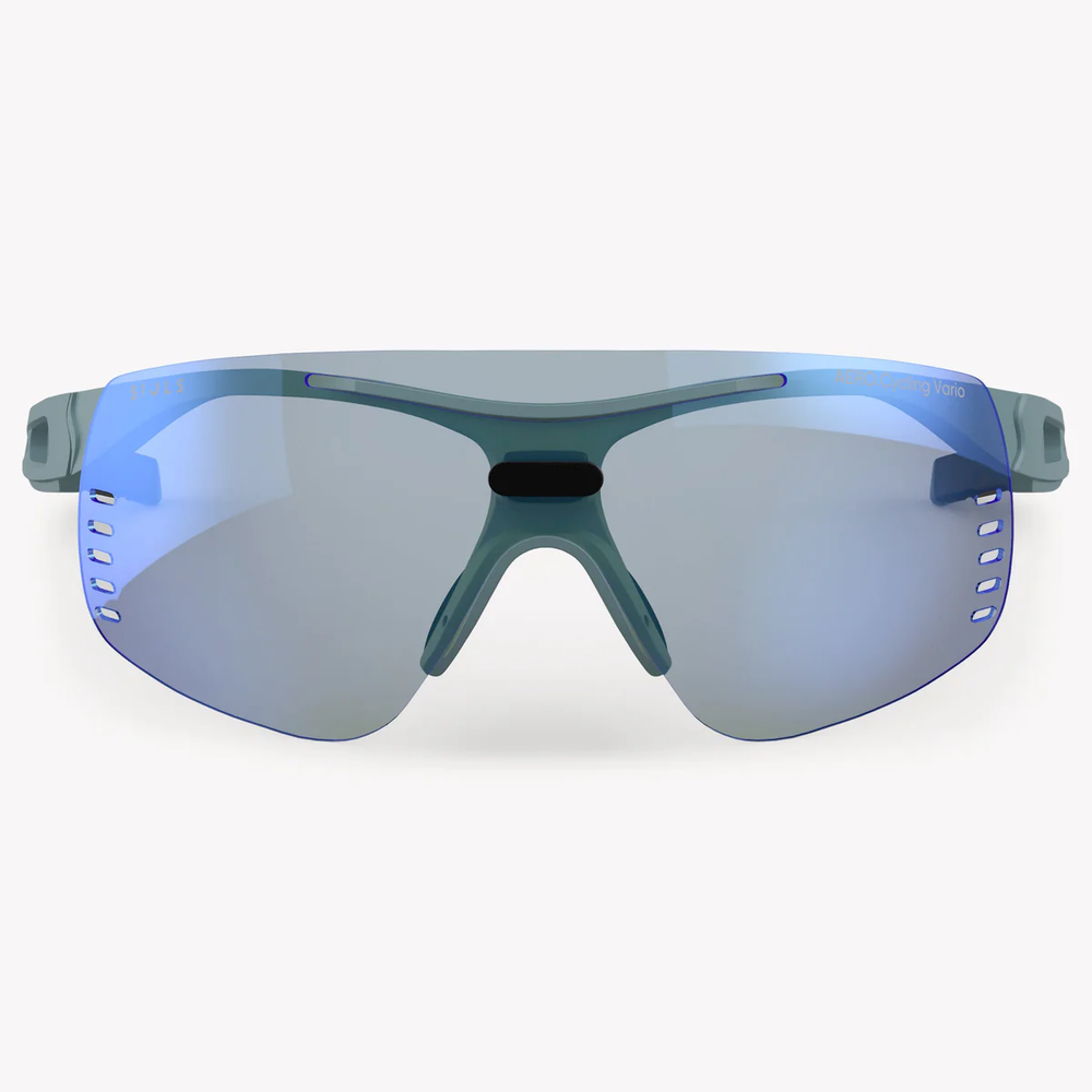 Спортивные очки Siols / AERO.Cycling / Vario Clear 10-75% Blue Mirror / Photochromic Lens / Aqua