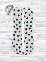 Утеплённый кокон Mjölk Горошки