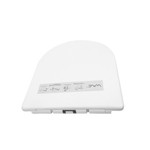 Сиденье для унитаза  WAVE RONDO дюропласт, микролифт, БЕЛЫЙ глянец