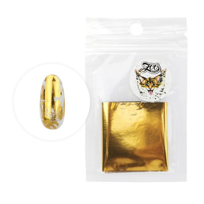 Zoo Фольга переводная Глянцевая 1416 золото, 4х50см
