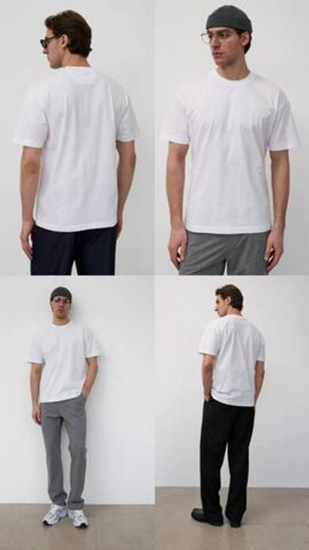 Футболка белая G.E.Y.I.M 106-3000.C100.Y000.WHT01