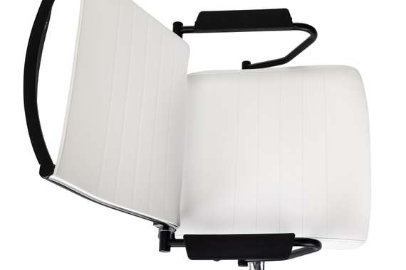 Кресло руководителя Бюрократ CH BALANCE SL Line белый экокожа крестов. металл хром