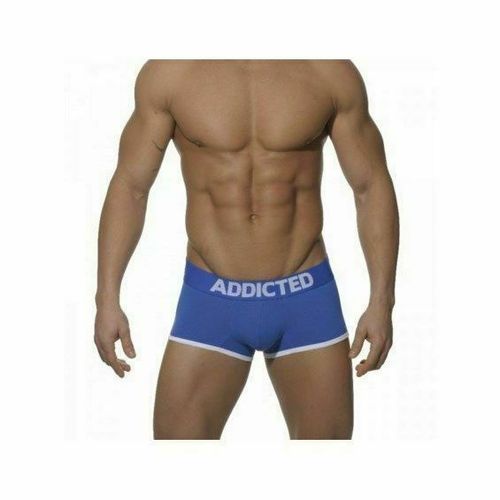 Мужские трусы джоки боксеры синие Seobean Addicted Blue