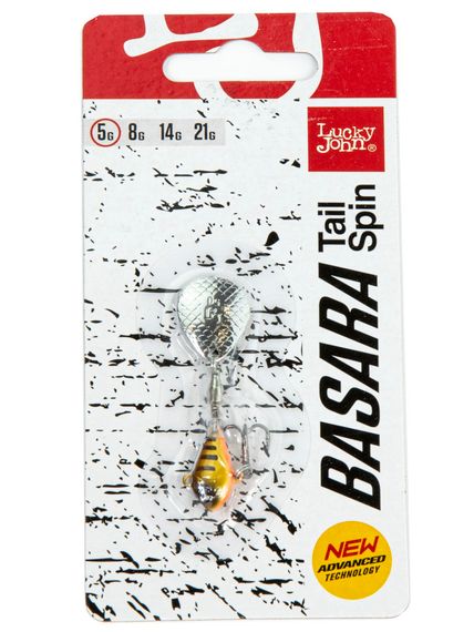 Тейл-спиннер Lucky John BASARA TAIL SPIN 05.0г 007 в блистере